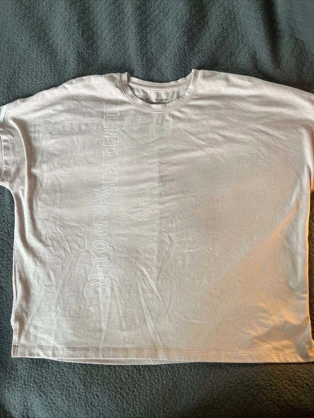 Under Armour Blush Pink Loose Fit Graphic Tee Women's 2XL